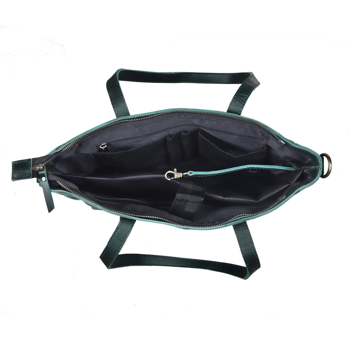 MARILYN BUFFALO LEATHER LAPTOP TOTE BAG - denverleathercraft