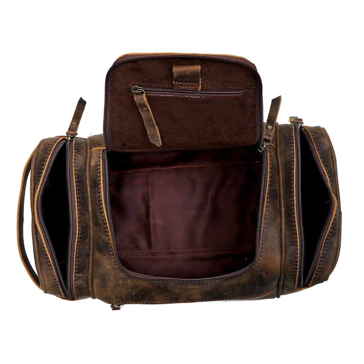 RIO Buffalo Leather Travel & Work Combo Set
