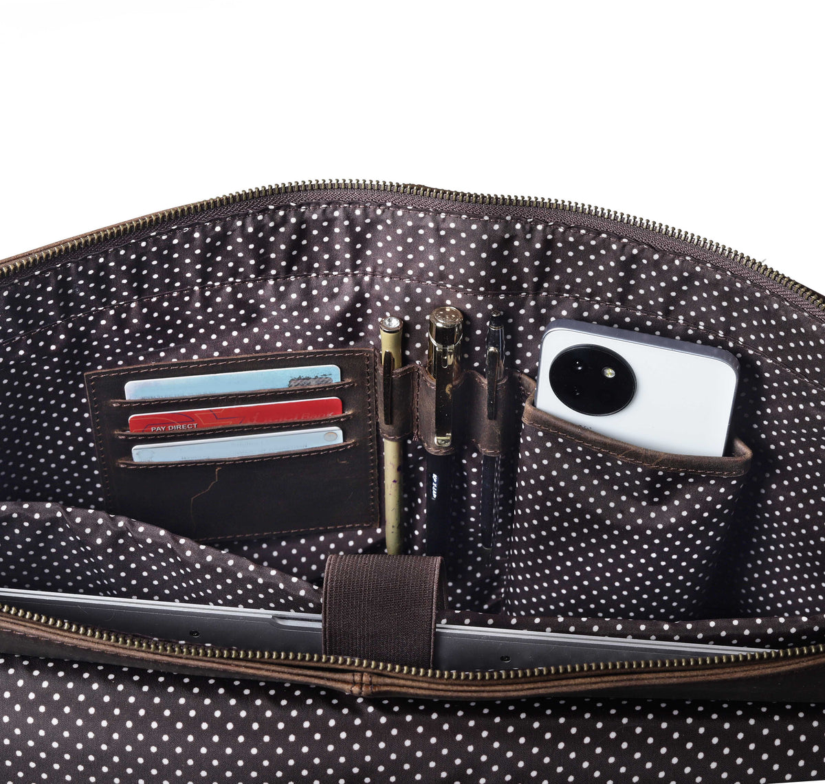 JAVIS UNISEX LEATHER MESSENGER BAG - denverleathercraft