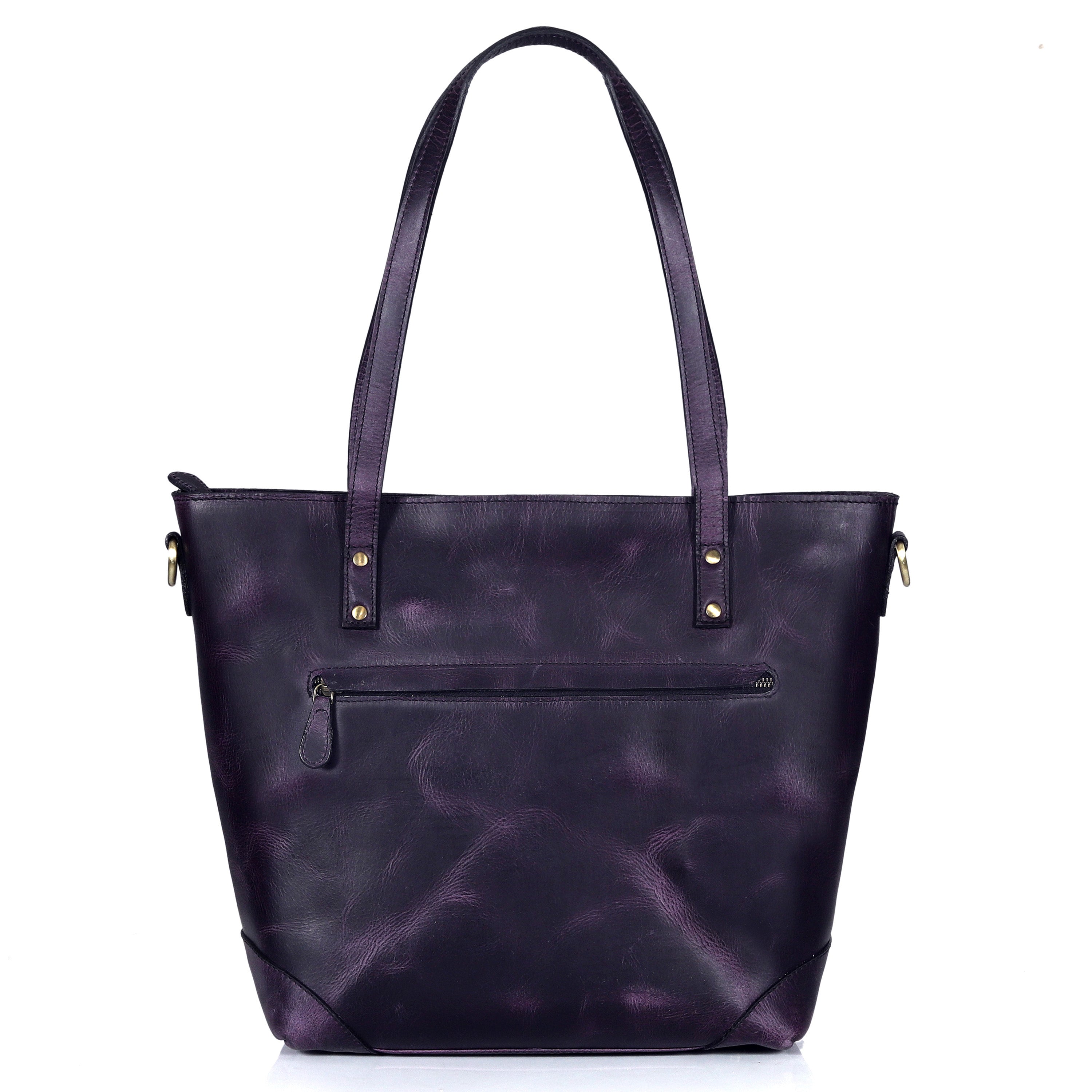 Black Leather Tote Bags | Stylish Totes by Denver Leather Craft
