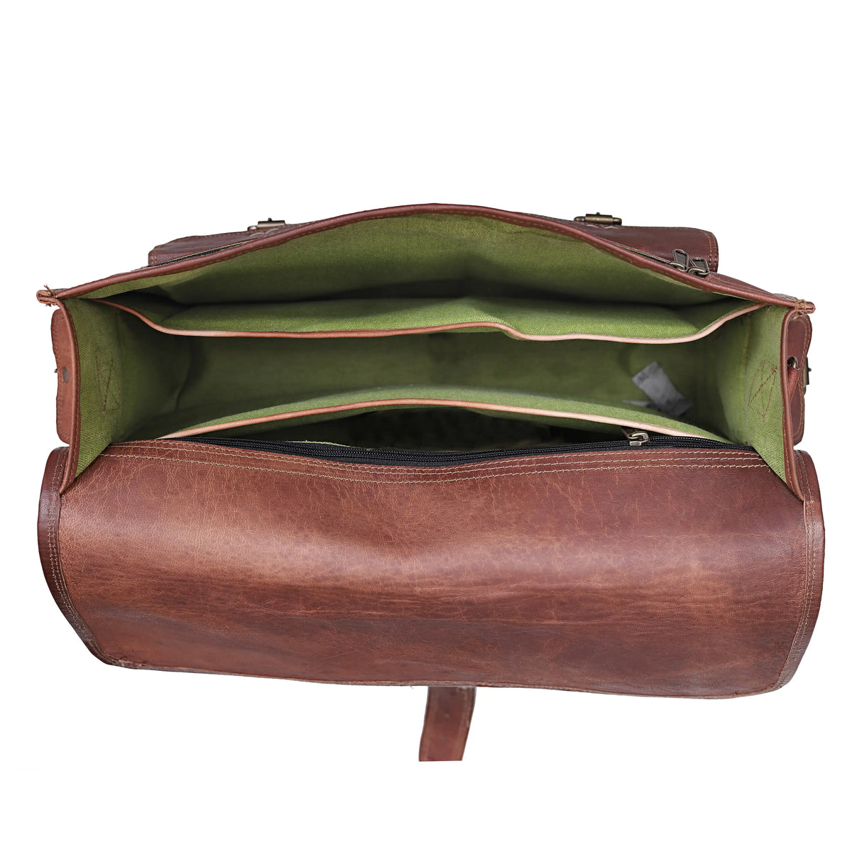 MADDISON LEATHER MESSENGER LAPTOP BAG - denverleathercraft
