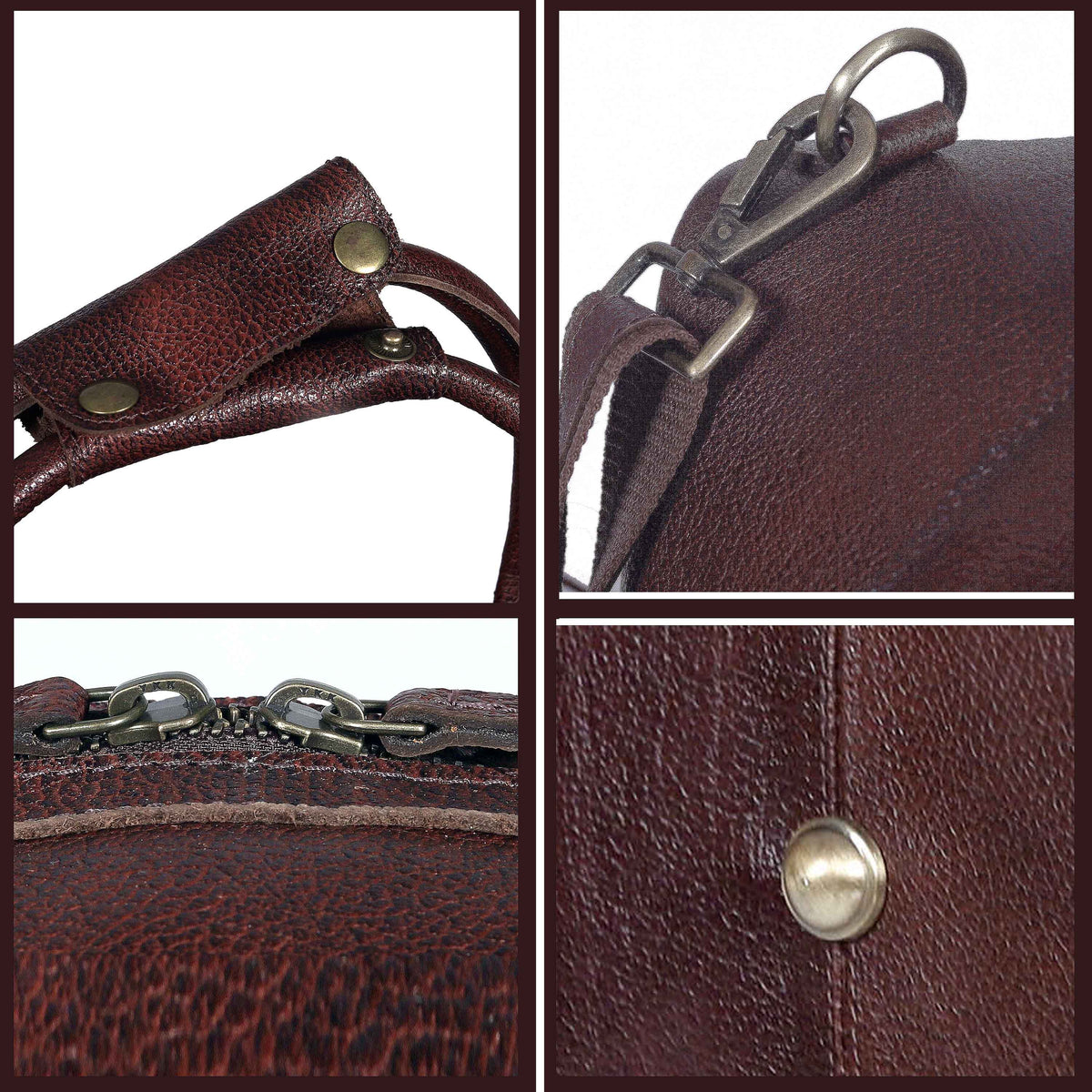 DUTCH LEATHER DUFFEL BAG MEN