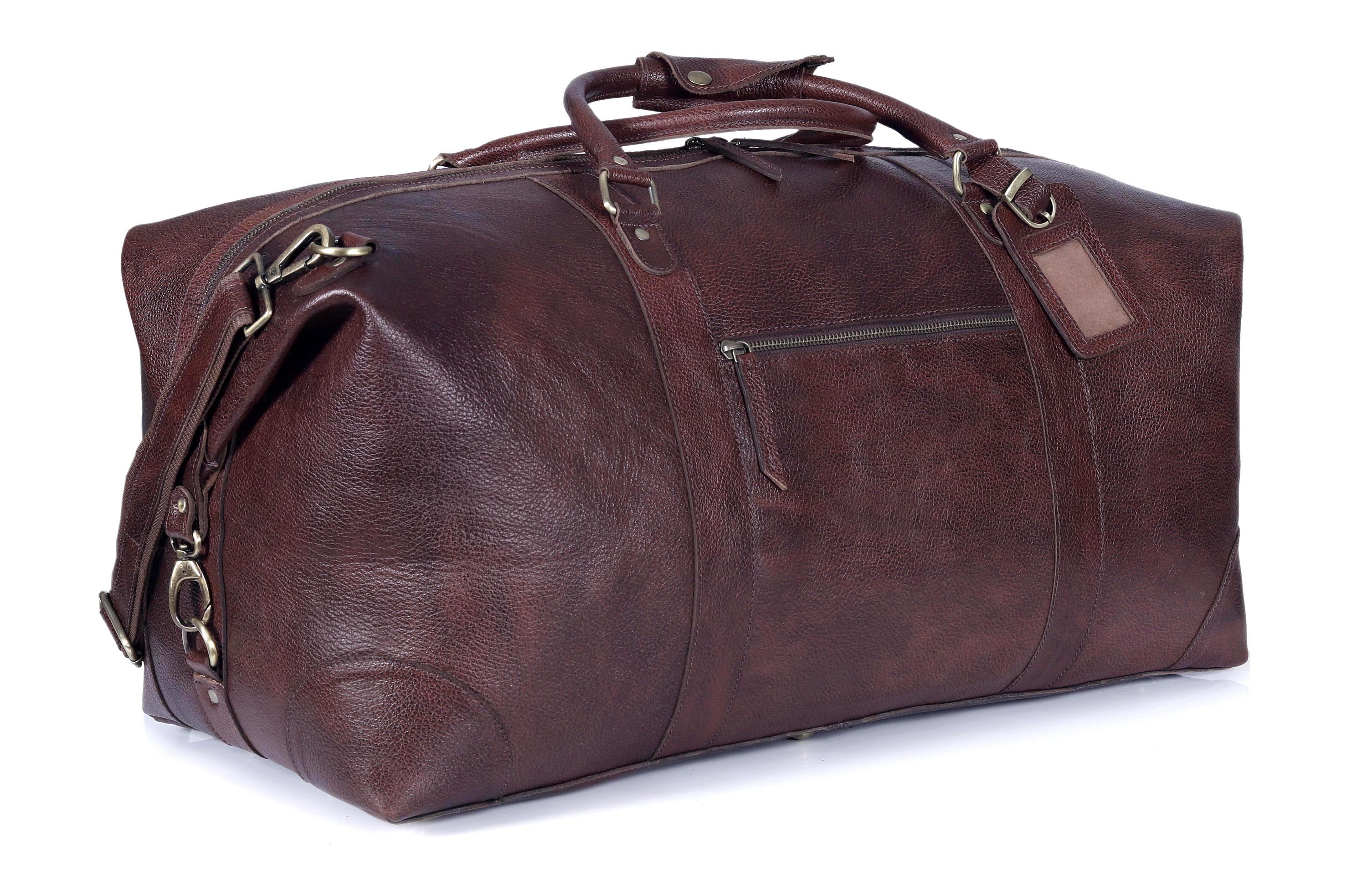 Dutch Leather Company ケース ブラウン Dutch Leather Duffel Bag | Top Choice for Men