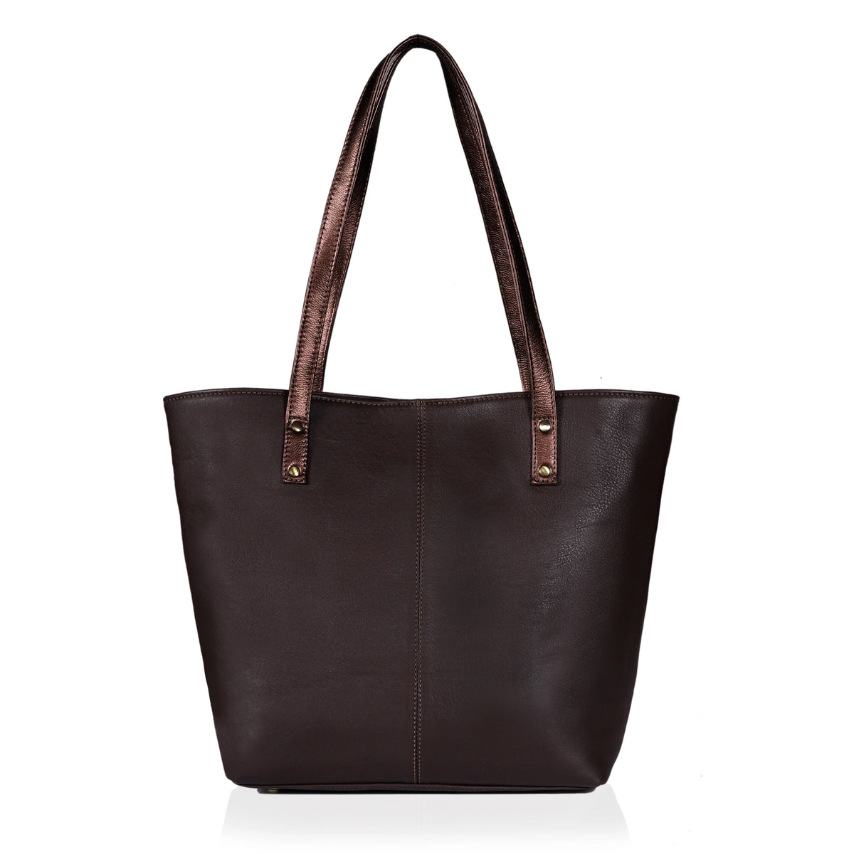 JULIET LEATHER TOTE BAG - LILAC