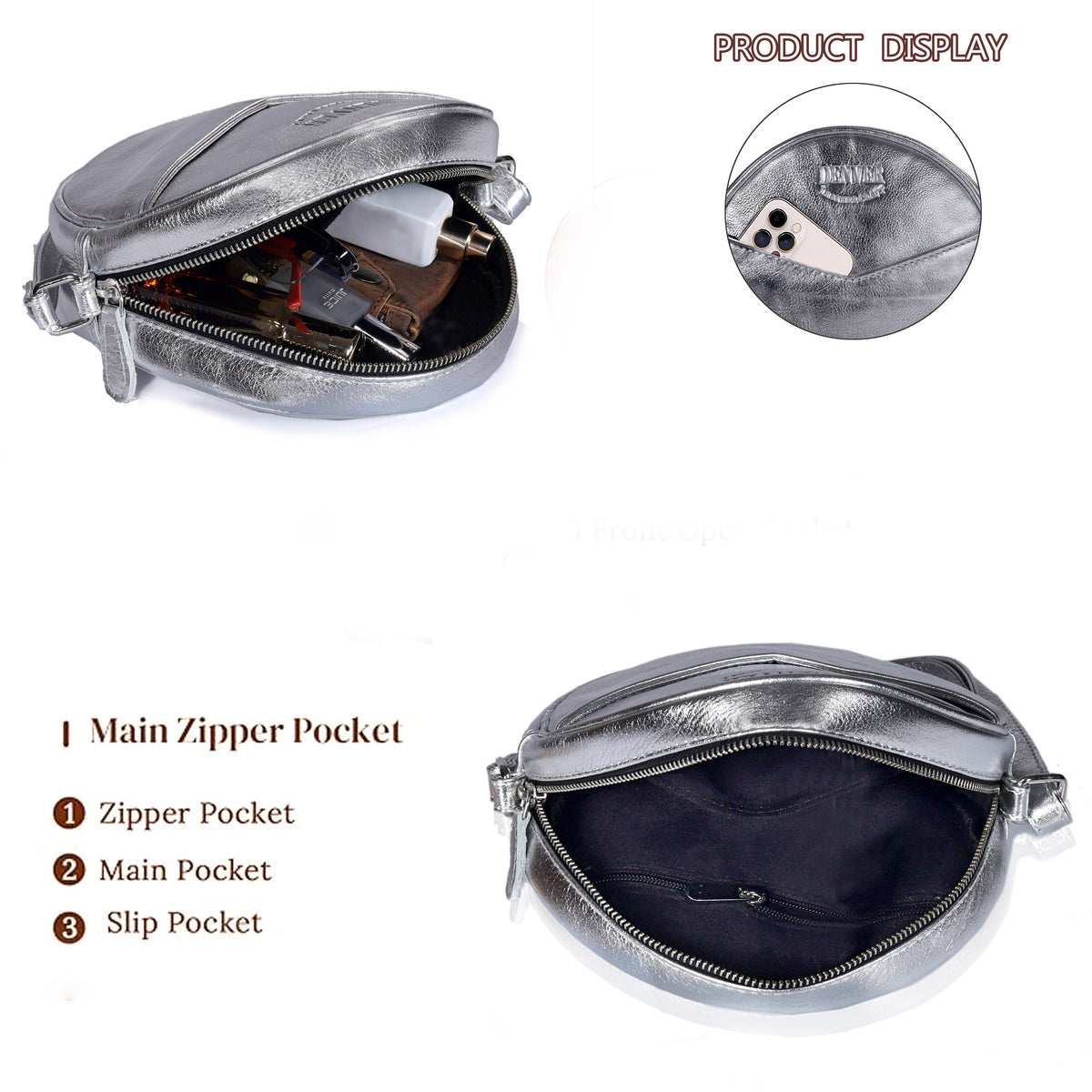 TEMPTATION CROSS BODY - STEEL SILVER - KIDS
