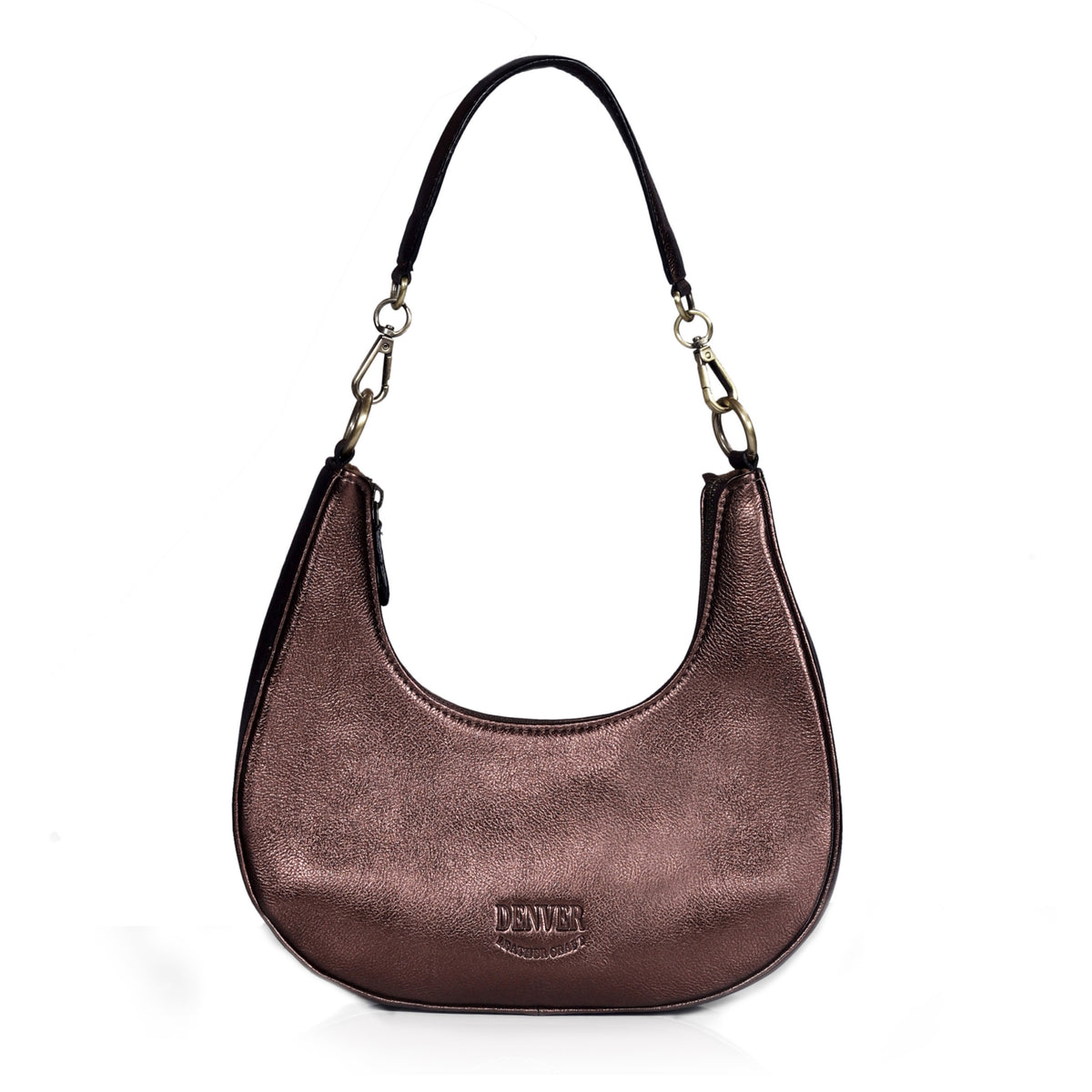 HALF MOON LEATHER PURSE - denverleathercraft