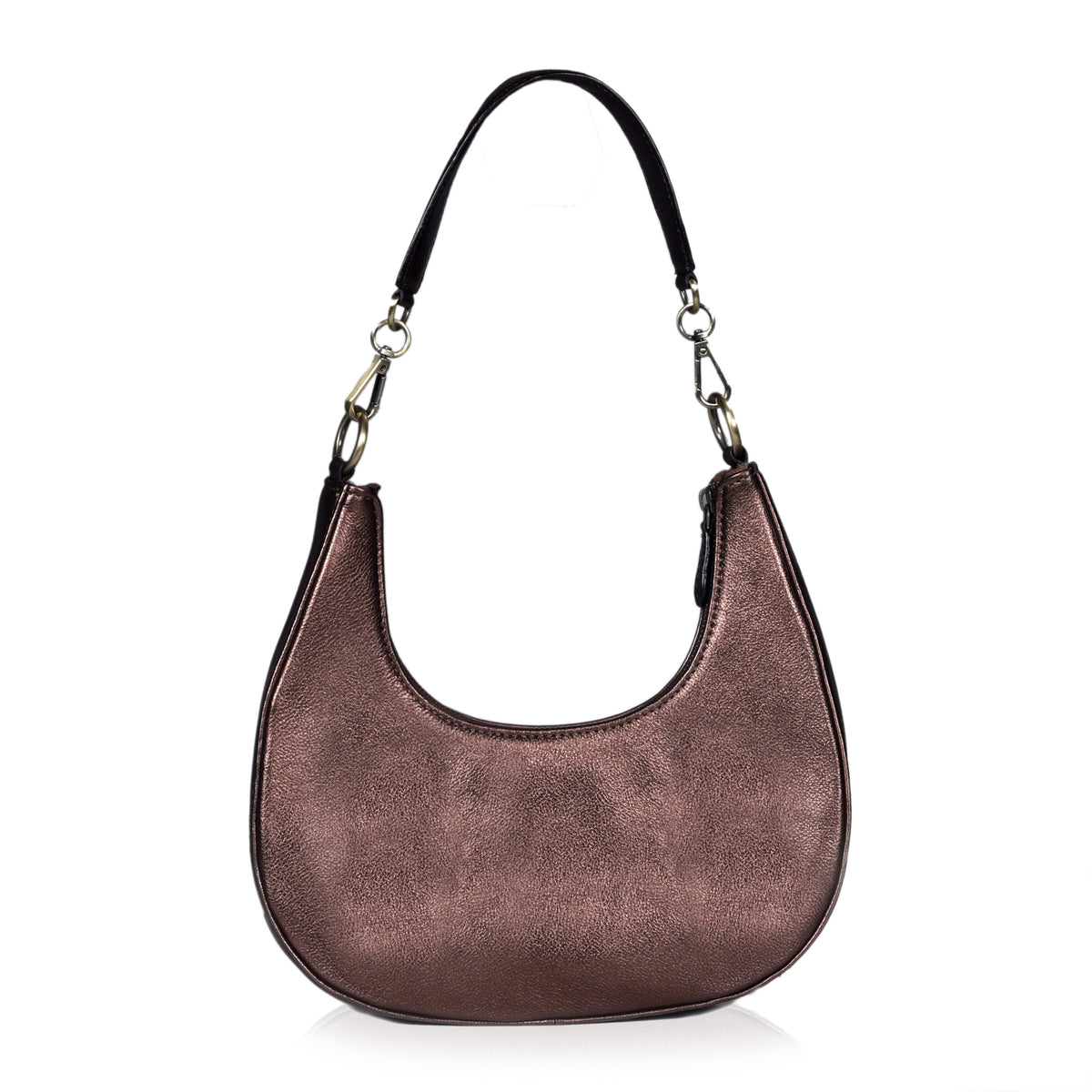 HALF MOON LEATHER PURSE - denverleathercraft