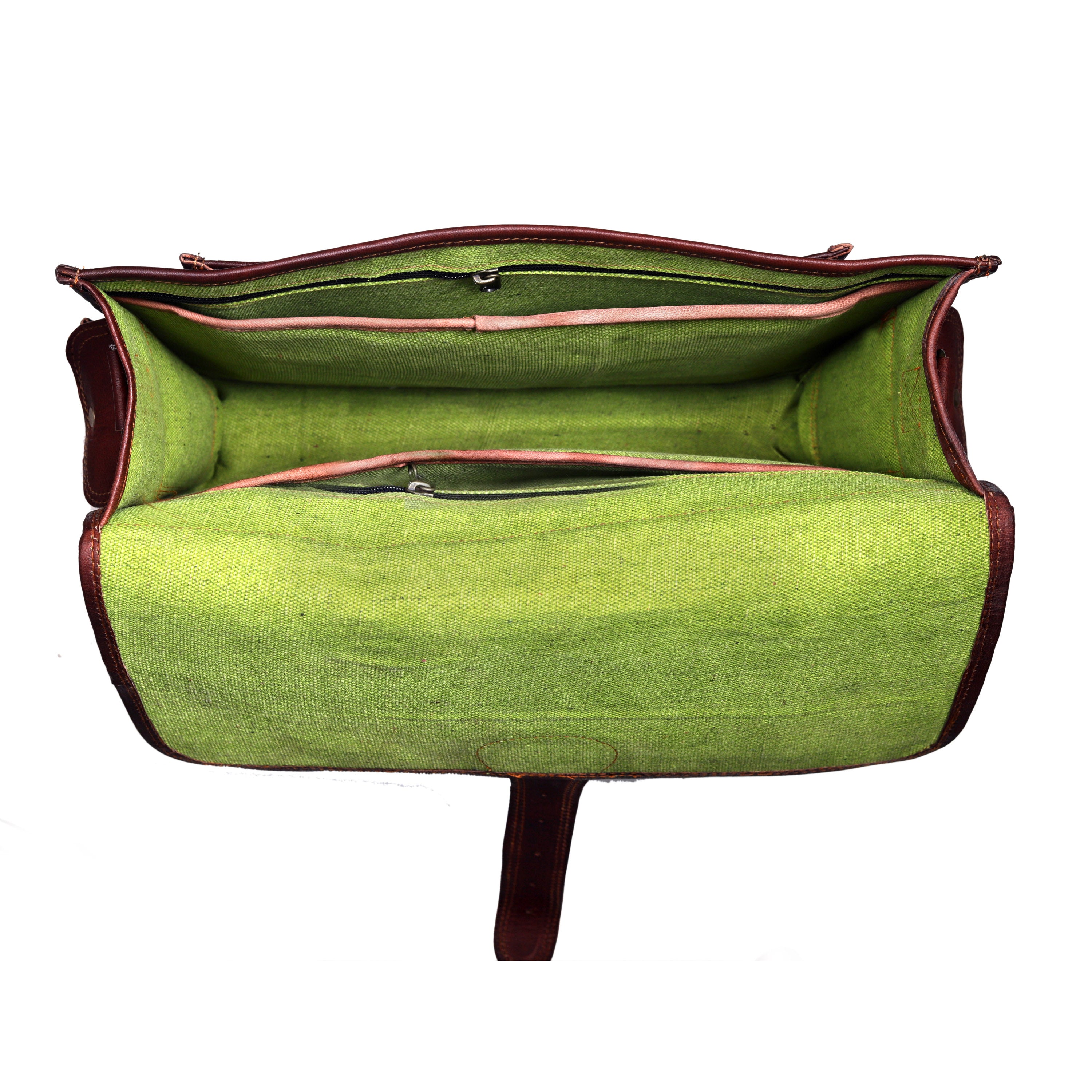 Josh Brown Leather Messenger Bag for Men | Denver Leather Craft