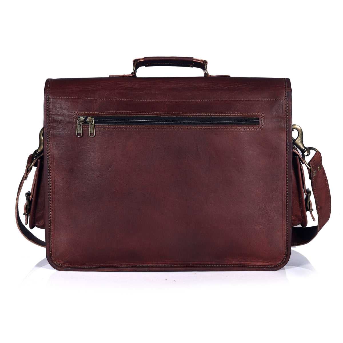 JOSH LEATHER MESSENGER BAG - denverleathercraft