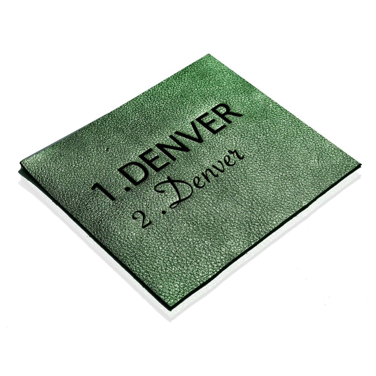 HALF MOON LEATHER PURSE - HOT GREEN