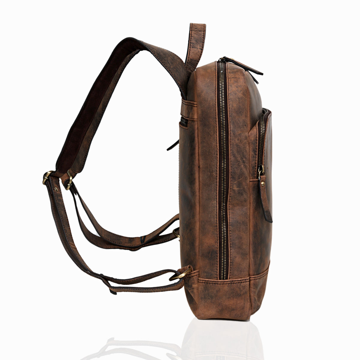 MUSK LEATHER BACKPACK