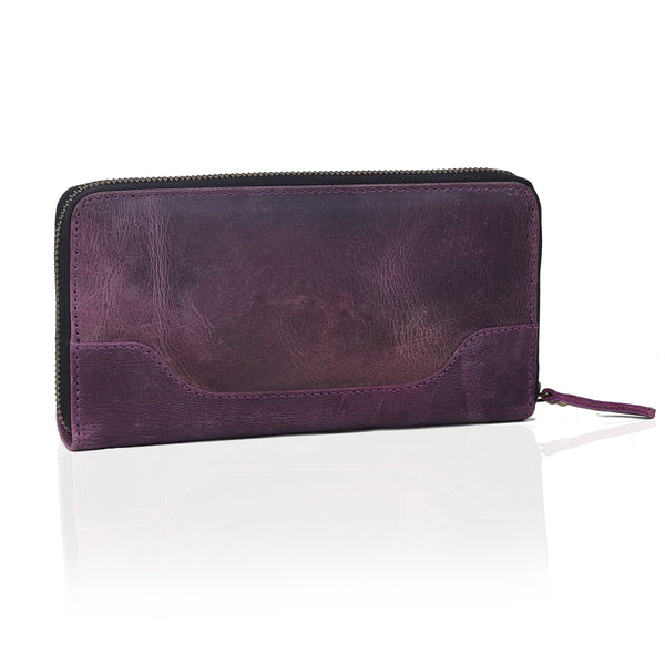 Seine Leather Wallet - Purple