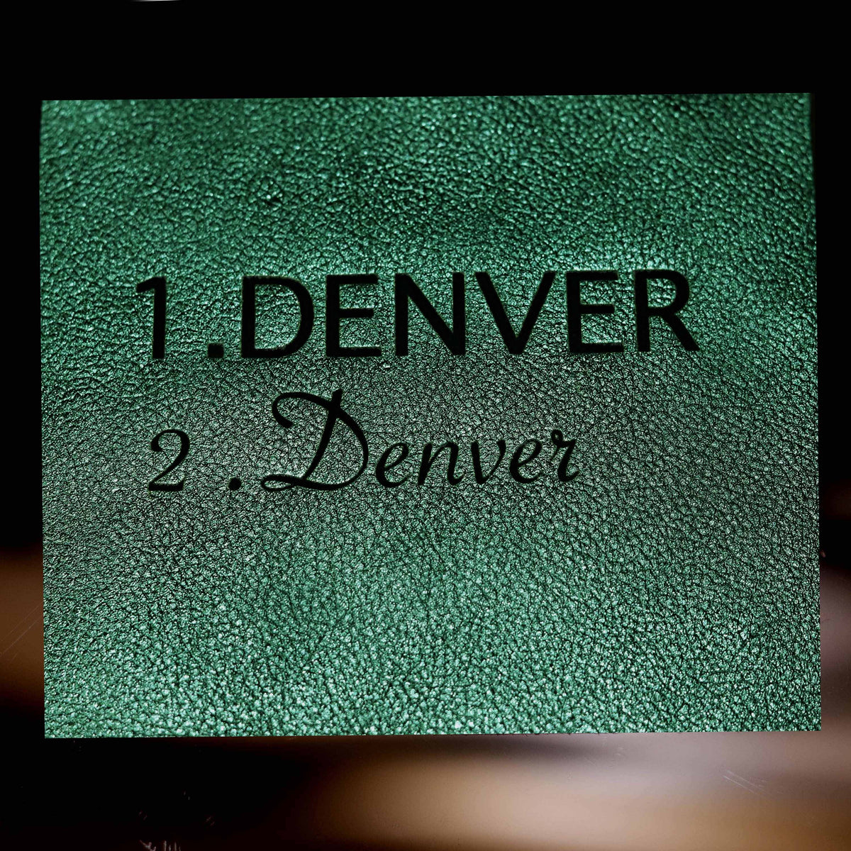 YUKON LEATHER TOTE BAG - FOREST GREEN