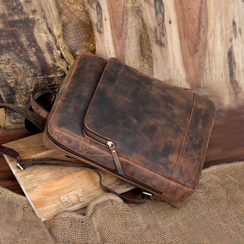 MUSK LEATHER BACKPACK - denverleathercraft