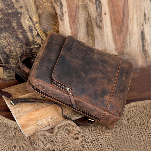 OLSO LEATHER BACKPACK
