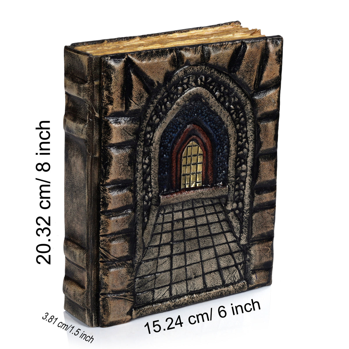 FANTASY ARCHWAY GATE JOURNAL - VINTAGE BROWN