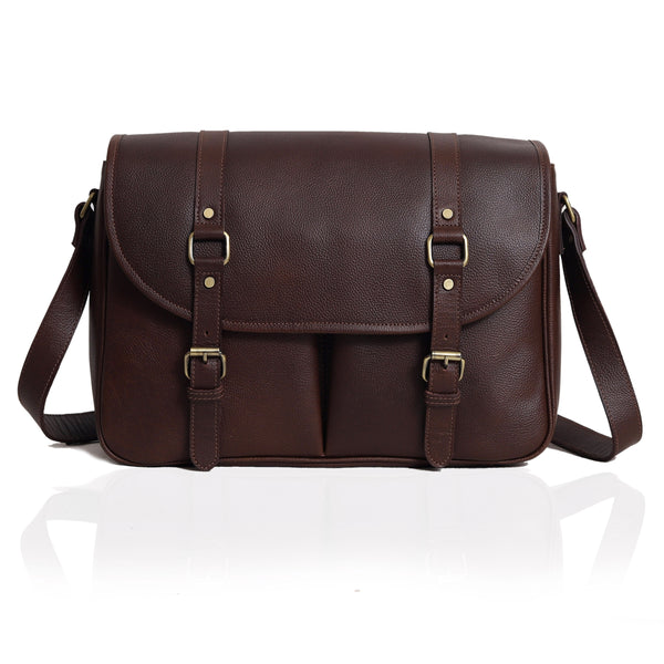 WASHINGTON LEATHER MESSENGER BAG
