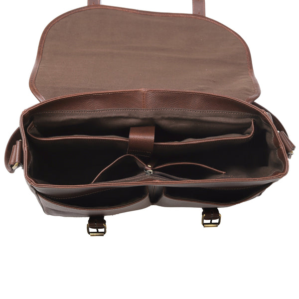 WASHINGTON LEATHER MESSENGER BAG