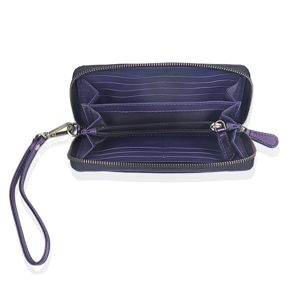 LUXE LEATHER WALLET - LILAC