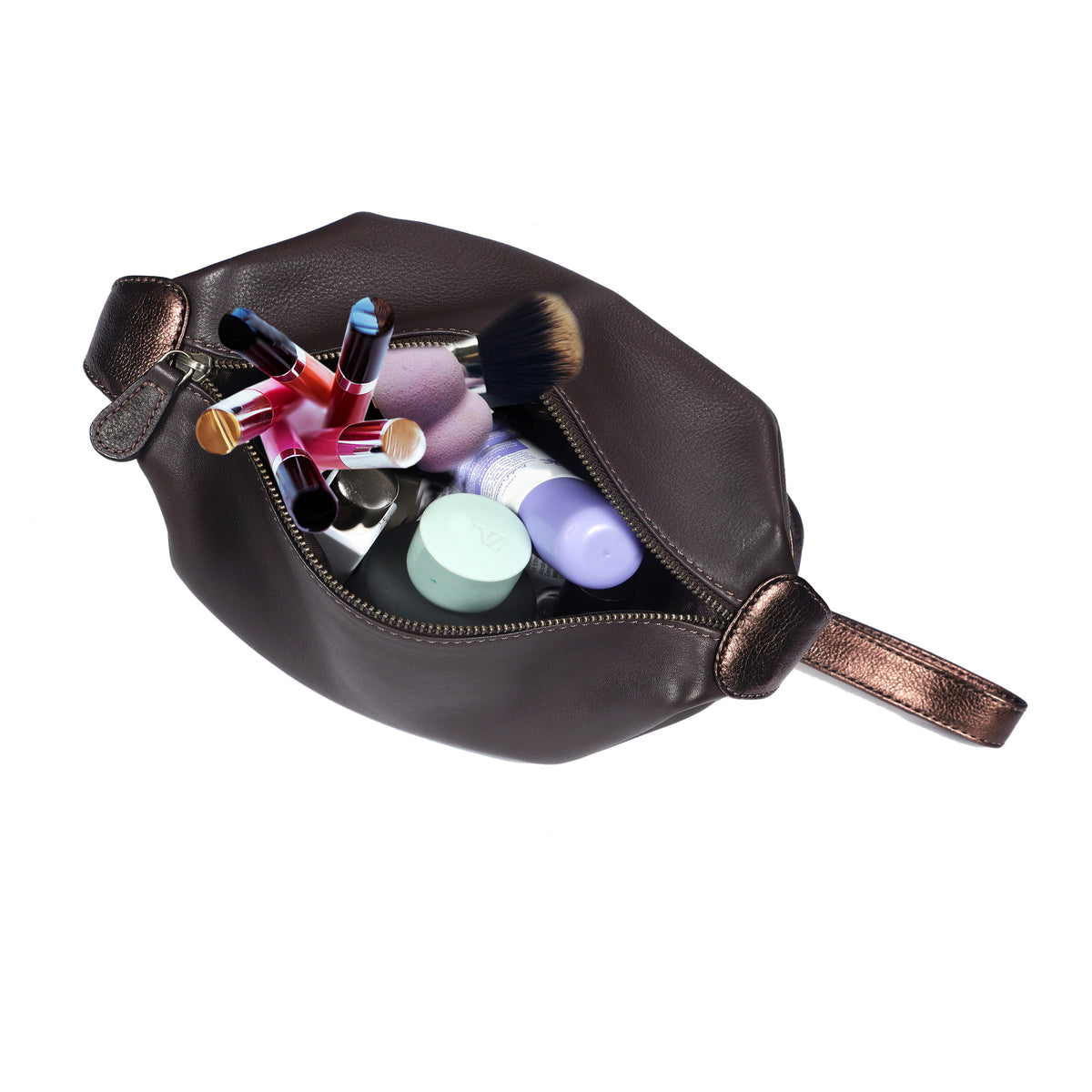 LUXE DUTCH LEATHER UNISEX DUFFEL BAG & TOILETRY BAG COMBO