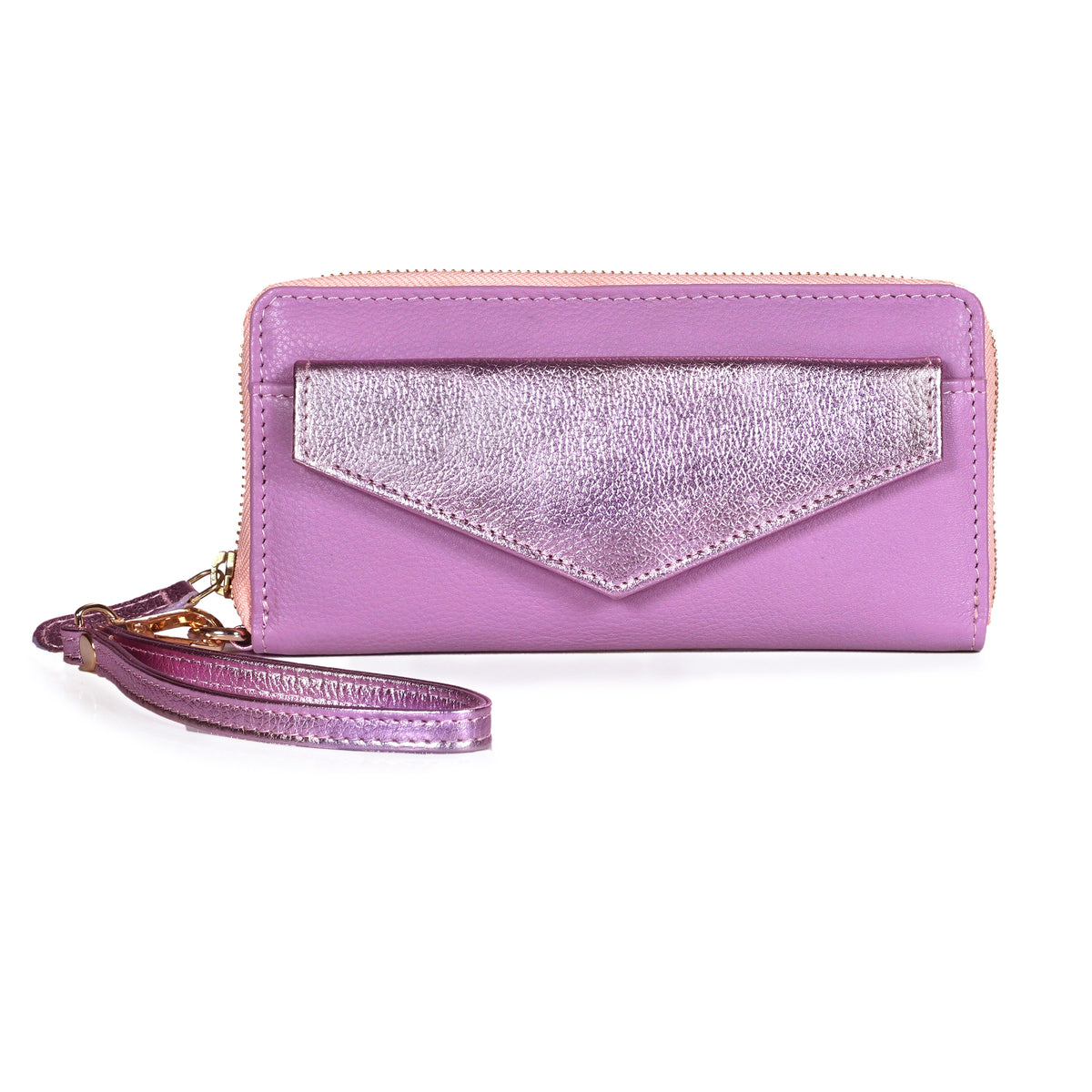 LUXE LEATHER WALLET - LILAC