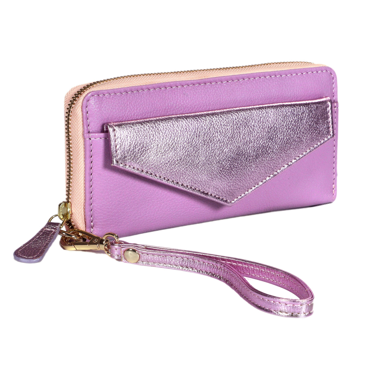 SMARAGD-LEDERBRIEFTASCHE - WALDGRÜN