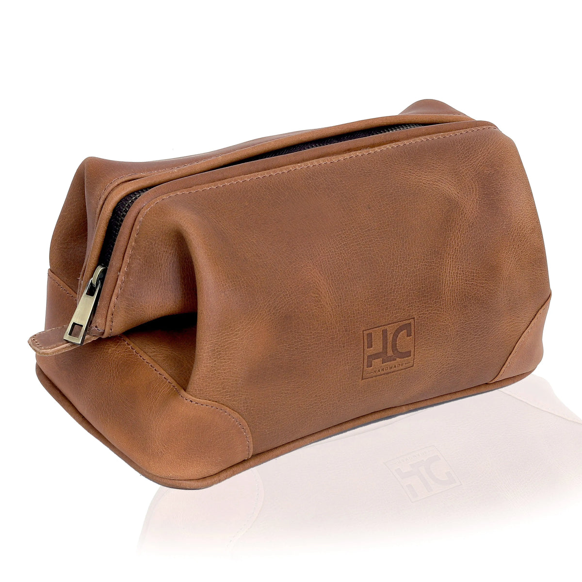 PREMIUM LEATHER TOILETRY DOPP KIT - denverleathercraft