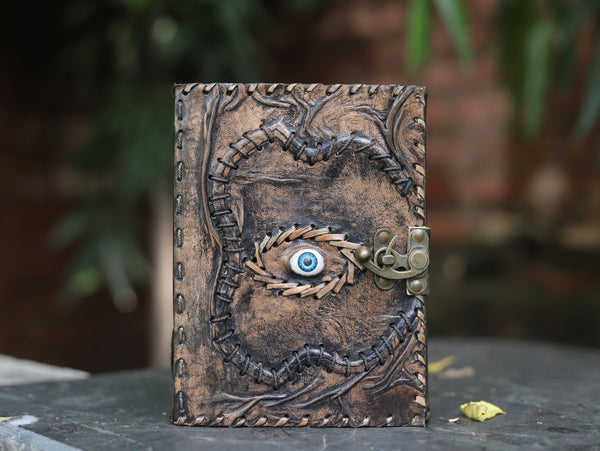 HOCUS POCUS LEATHER JOURNAL NOTEBOOK - VINTAGE BROWN