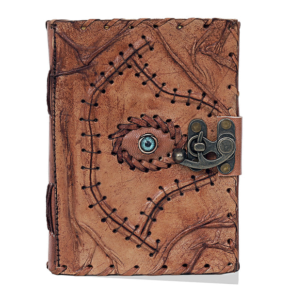 HOCUS POCUS LEATHER JOURNAL NOTEBOOK - TAN