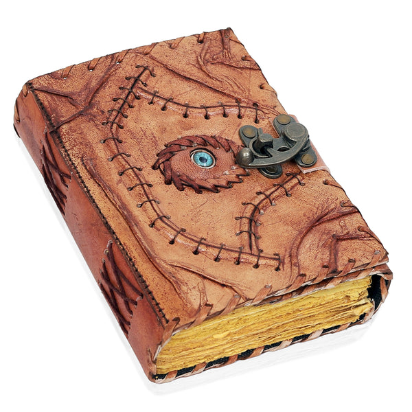 HOCUS POCUS LEATHER JOURNAL NOTEBOOK - TAN