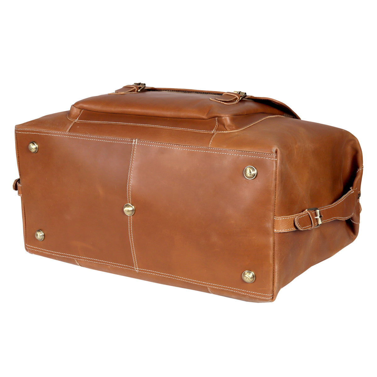 DUTCH LEATHER BIG POCKET DUFFEL