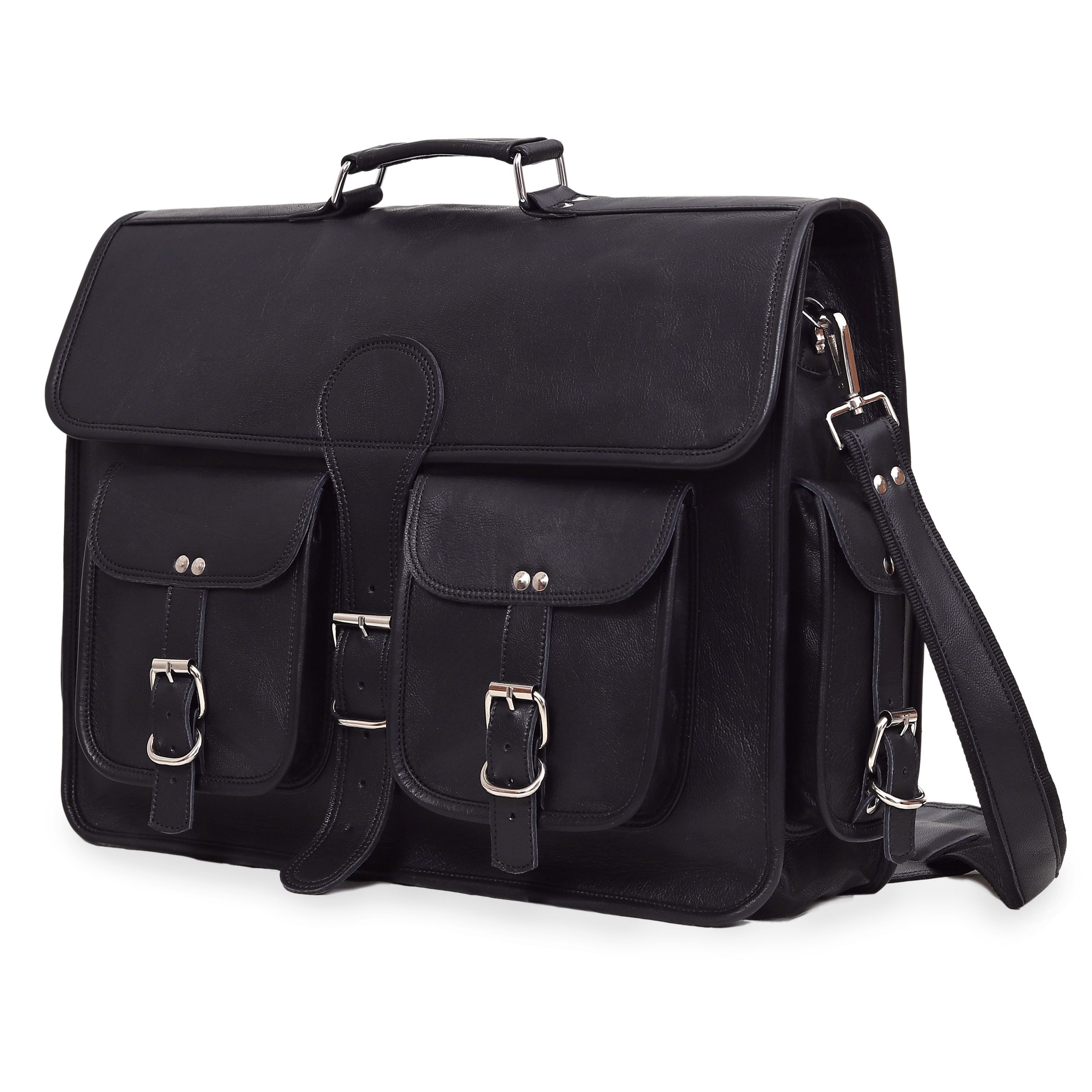 Black Leather Messenger Bag For Men Denver Leather Craft black-leather-messenger-bag-for-men-denver-leather-craft