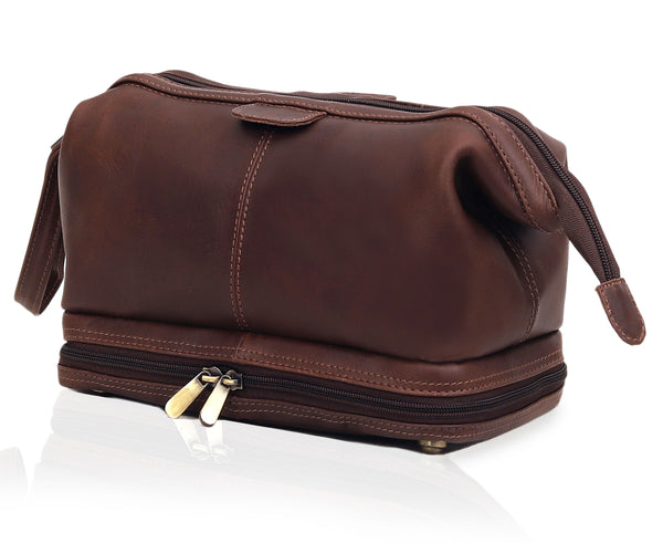 DELAWARE LEATHER TOILETRY & DOPP KIT