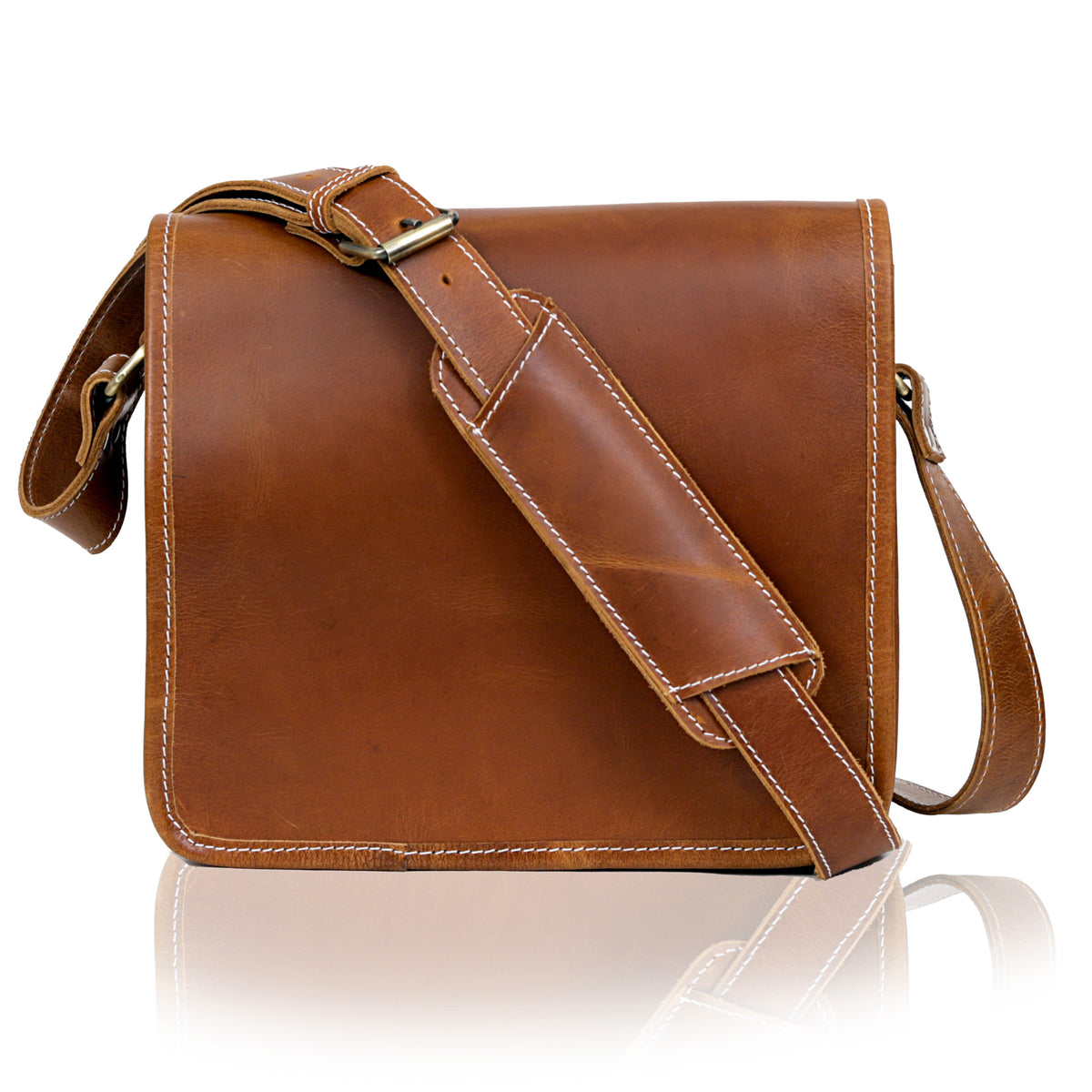 GEORGIA LEATHER CROSSBODY SATCHEL BAG