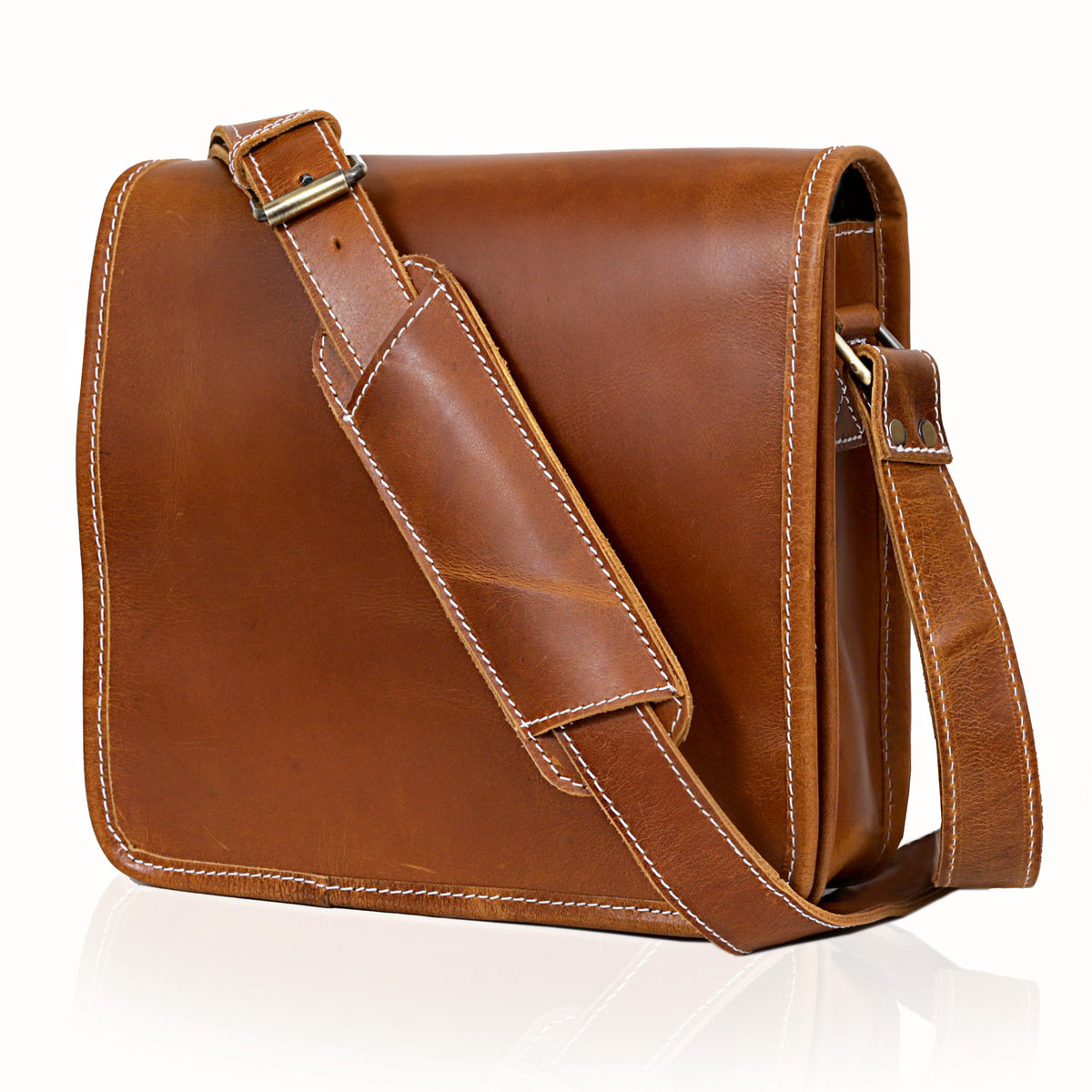 GEORGIA LEATHER CROSSBODY SATCHEL BAG