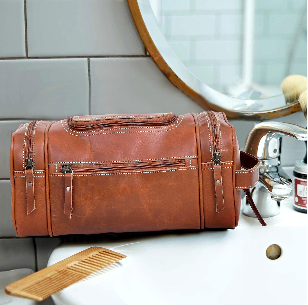 Buffalo Leather Duffel