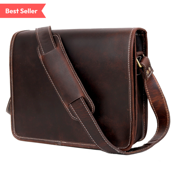 GEORGIA LEATHER CROSSBODY SATCHEL BAG