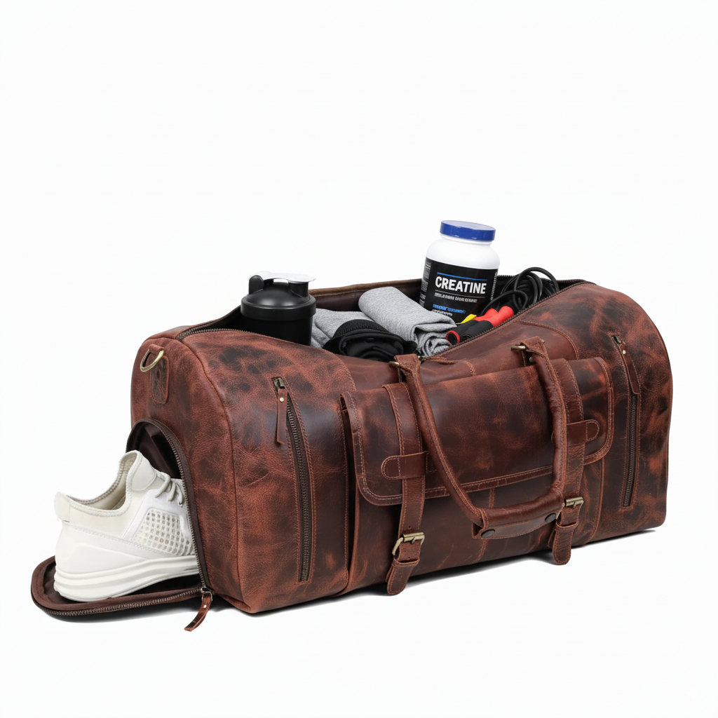 RIO Leather Duffle Bag