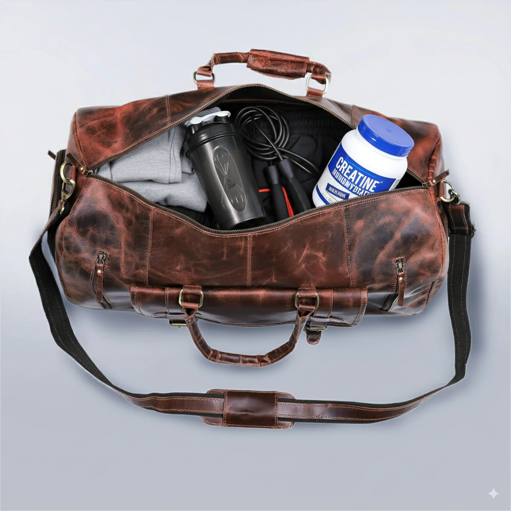 RIO Leather Duffle Bag