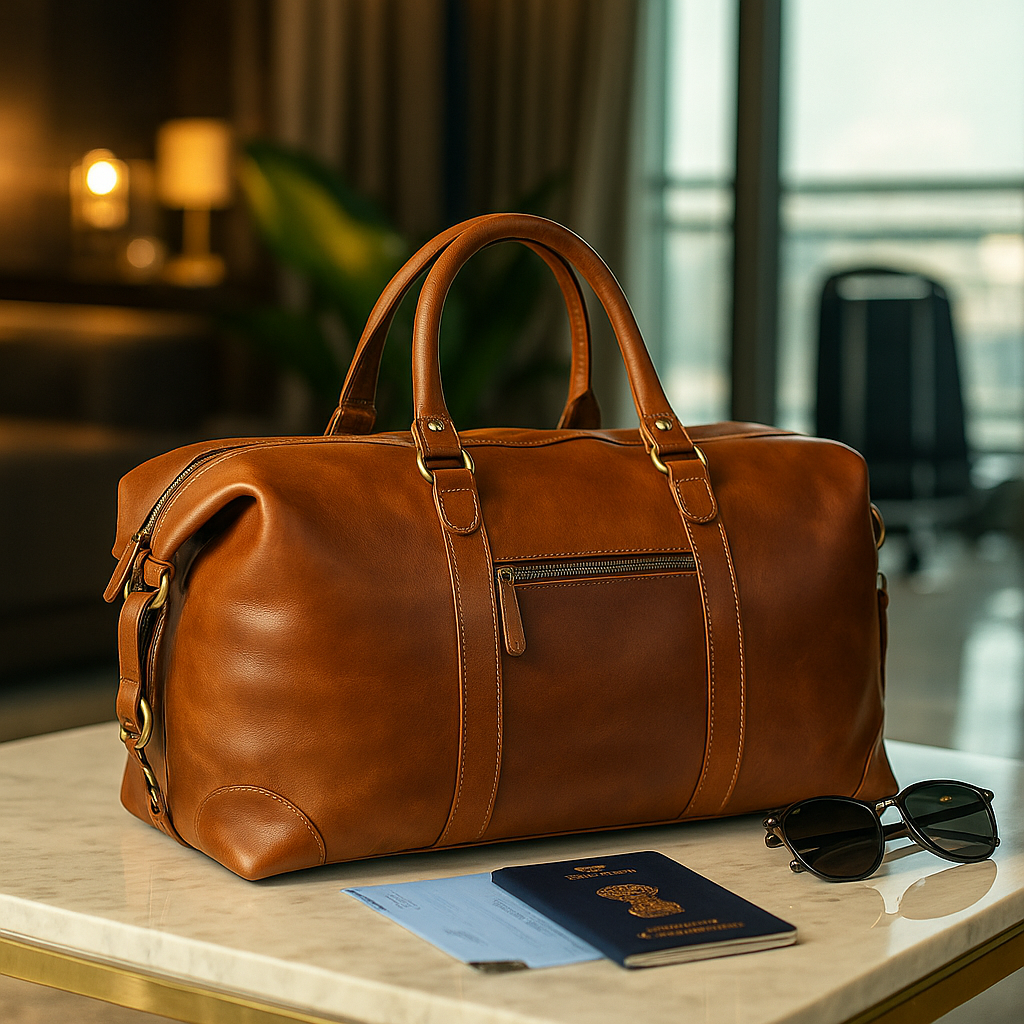 DUTCH LEATHER DUFFEL BAG MEN - denverleathercraft