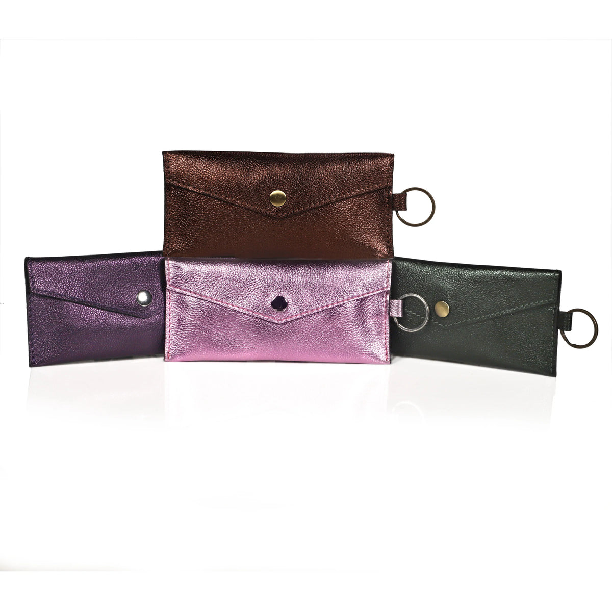 LEATHER COIN PURSE - FOREST GREEN