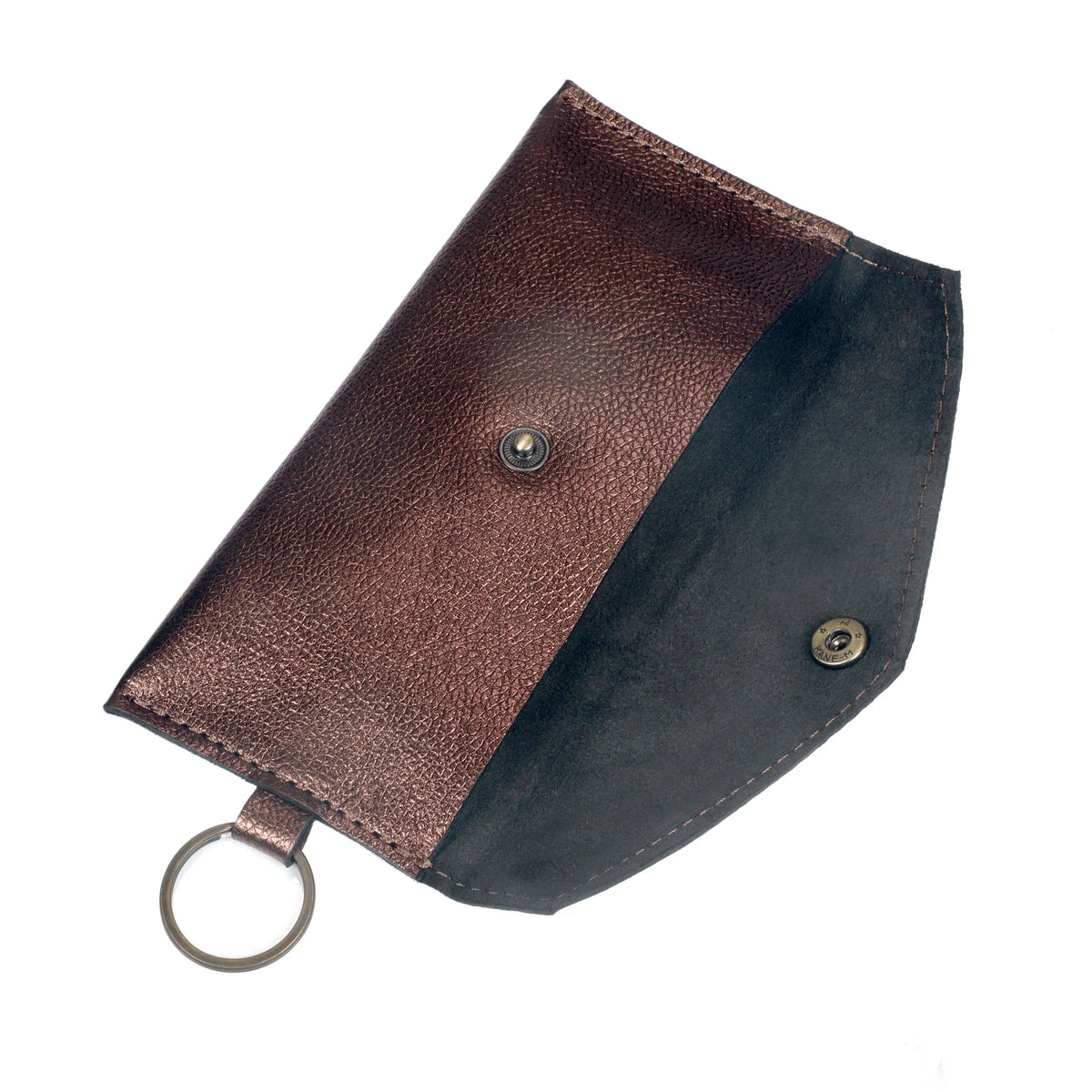 LEATHER COIN PURSE - FOREST GREEN