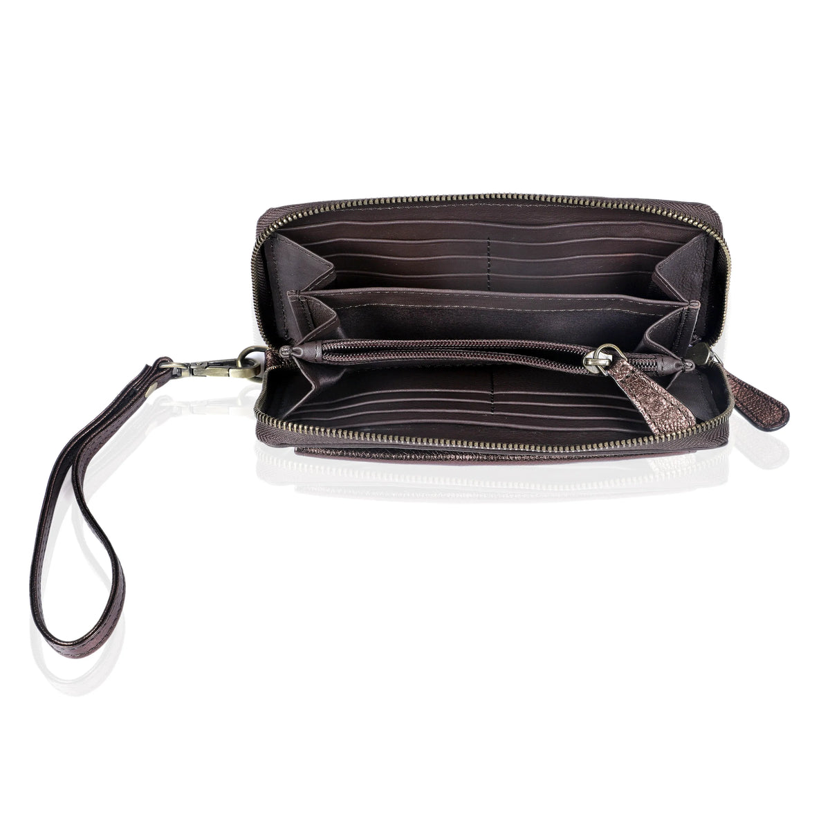 LUXE LEATHER WALLET - LILAC