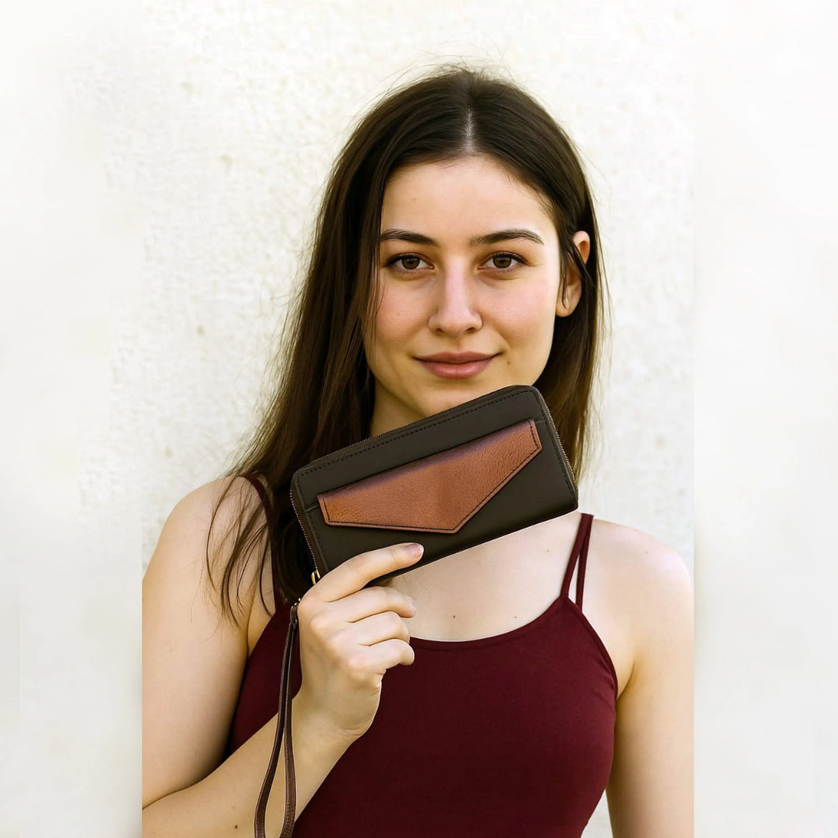 LUXE LEATHER WALLET - LILAC