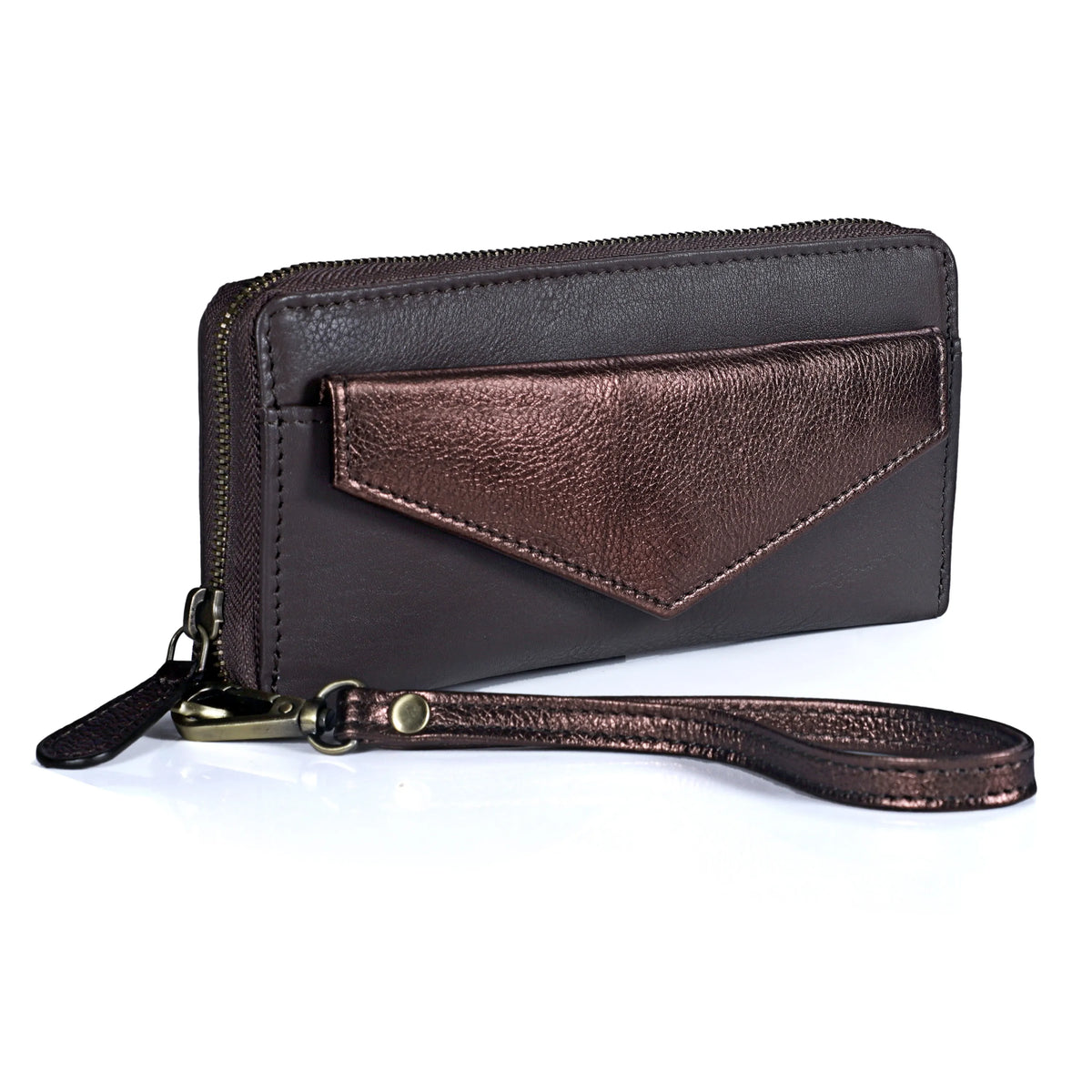 LUXE LEATHER WALLET - LILAC