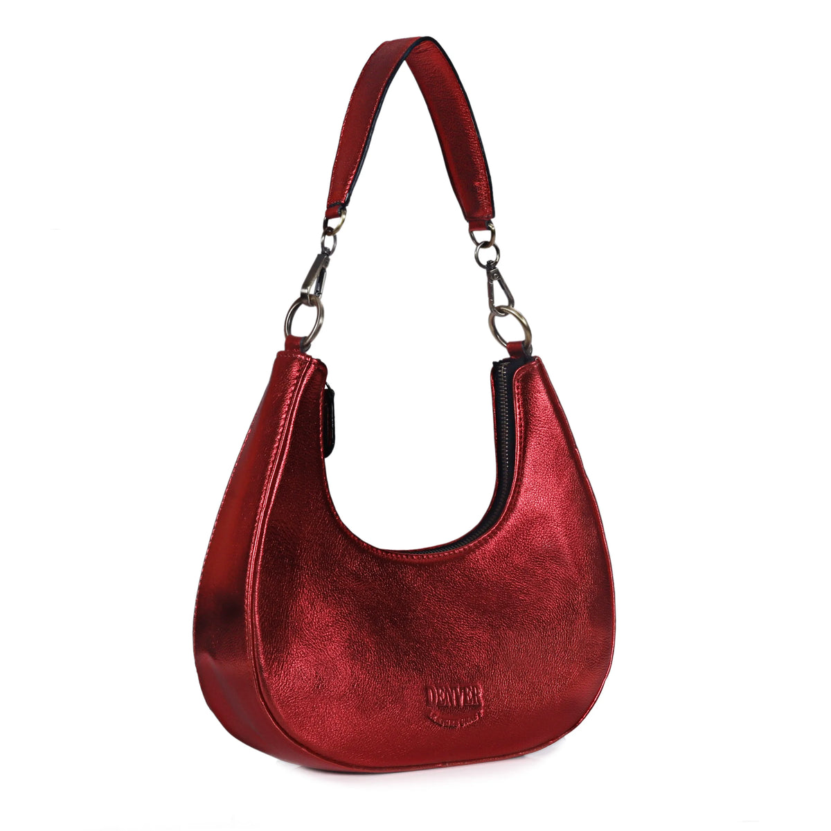 HALF MOON LEATHER PURSE